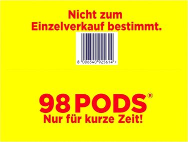 Капсули для прання кольорових речей Lenor All-in-1 PODS Amethyst Blütentraum, гігієнічне глибоке очищення та тривала свіжість, 98 шт