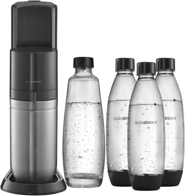 SodaStream DUO: Газова вода вдома без балонів CO2, комплект з 4 пляшок