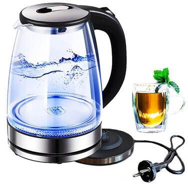 Електричний чайник Concept RK4150, 2200 Вт, 1,7 л, сріблястий/сірий