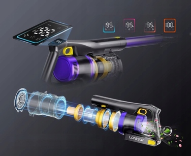 Вертикальний пилотяг Laresar X11, фіолетовий