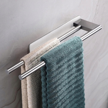 Тримач для рушників без свердління, настінний гачок у ванну кімнату, 1 шт.