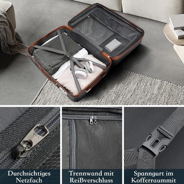 Набір валіз Joyway 5шт з ABS пластику, розширюваний, з TSA-замком, 4 колеса, сірий. Включає: валіза, сумка, кульок