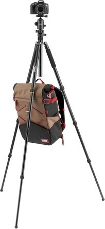 Штатив National Geographic Foto з моноподом, карбон, 5 секцій, 8 кг, кулькова головка, швидкозмінна платформа, для фото та відео