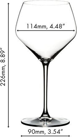 Набір келихів для джину RIEDEL 4 шт. з кришталевого скла, машинного виробництва