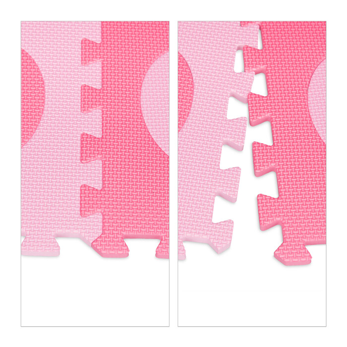 Relaxdays 18-piece Puzzle Mat Heart