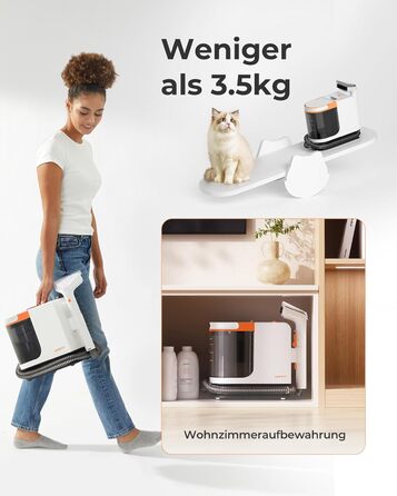 UWANT Пылесос для ковров і м'яких меблів, для диванів, килимів, оббивки, мокрий/сухий, потужність 12000Pa, 70dB (B200 Se)