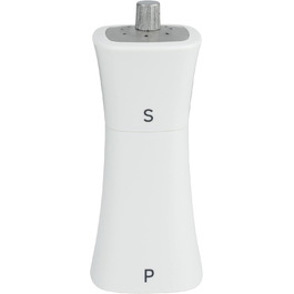 Набір для солі та перцю Grunwerg 2-в-1, пластиковий, білий