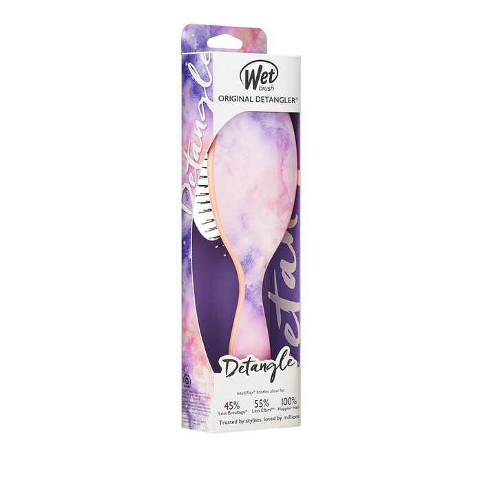 WetBrush Original Detangler – щітка для волосся з м'якими Intelliflex-щетінками, розплутує без пошкоджень, для всіх типів волосся, колекція Color Wash, 1 шт.