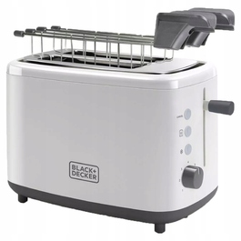 Тостер Black+Decker BXTOA820E, білий, 820 Вт
