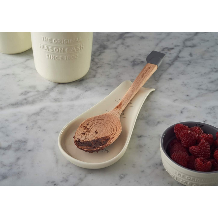 Mason Cash Innovative Kitchen Spoon Rest, Ceramic, 11 x 25 x 3 cm, 2008.190, Beige