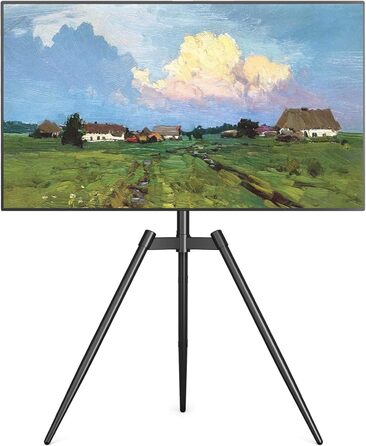 RFIVER Adjustable TV Stand with Swivel Base - Fits 32-65 Inch TVs (VESA 400x400mm, 35kg)