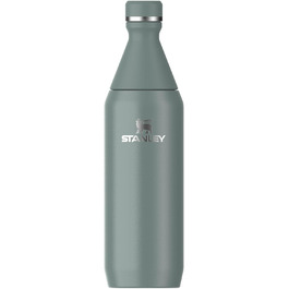 Фляга Stanley All Day Slim з нержавіючої сталі 0.6L - Термофляга, охолоджує до 6 годин, зберігає лід до 11 годин, без BPA, не протікає, придатна для миття в посудомийній машині (Shale)