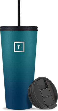 IRON °FLASK Classic Tumbler 2.0 - 32oz Stainless Steel Water Bottle with 2 Lids (Straw Flip), Vacuum Insulated, Double-Walled Travel Mug