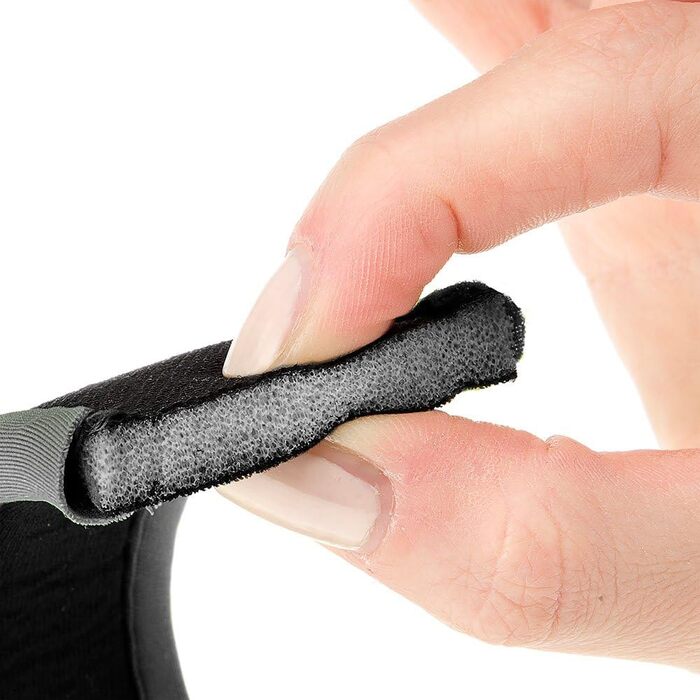 Шлейка для собак Ferplast Ergo Trekking Medium, чорна, з 6 застібками, вишукана посадка, світловідбиваюча, з підкладкою