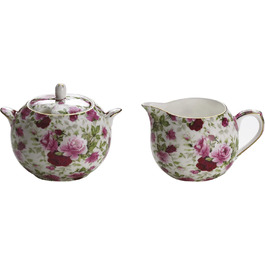 Набір для молока та цукру Maxwell & Williams Royal Old England, кістяна порцеляна, 180 мл, подарункова коробка, різнокольоровий