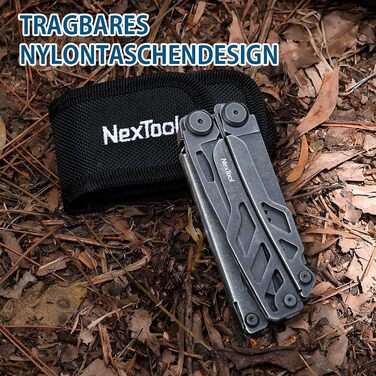 Мультитул NexTool Muiltool 19 в 1: мультифункціональний інструмент з плоскогубцями, ножем, викрутками, ножицями, з нержавіючої сталі для кемпінгу, подарунок для чоловіків