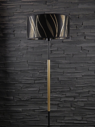 Підлогова лампа Adex E27 60 Вт, чорна, багатоколірна, жовта