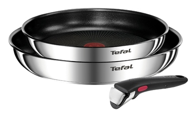 Набір сковорідок Tefal Ingenio Emotion Induction L897S374 (24/28 см), сріблястий