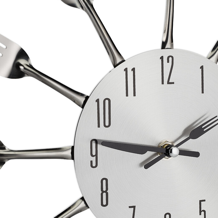 Relaxdays Wall Clock Cutlery