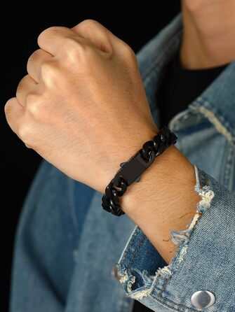 Чоловіча ланцюжок Panzerkette Miami з нержавіючої сталі Bestyle 19/21/23 см, 12.5 мм (з подарунковою коробкою)