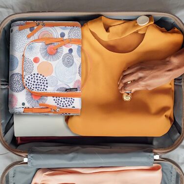 Чоловічий та жіночий дорожній туалетний аксесуар FOREGOER з можливістю підвішування, з візерунком