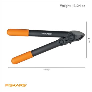 Секатор Fiskars PowerGear Super, 38 см, для гілок