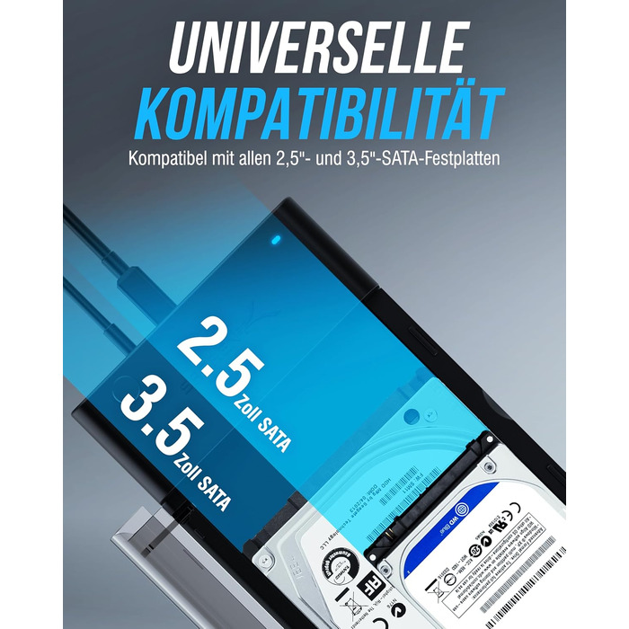 Док-станція Sabrent для HDD та SSD 2.5