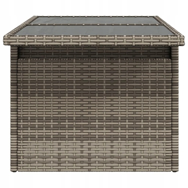 Прямокутний стіл з техноротанга VidaXL, 100 x 55 x 73 см