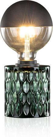 Торшер Pauleen 48023 Crystal Magic: стильна настільна лампа з кришталевими елементами, 230V, E27, зелений, без лампочки