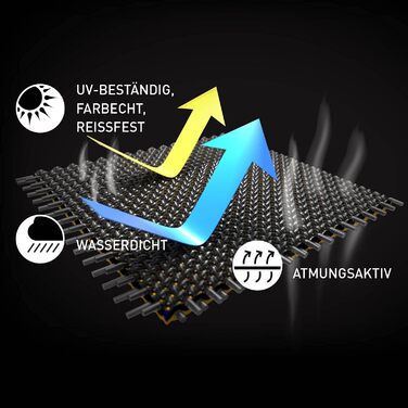 Чохол для газового гриля Enders URBAN з візком, водонепроникний, UV-захист, поліестер 300D, чорний