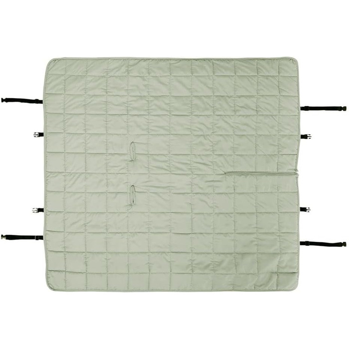 КAHU® Декик для собак (148 x 143 см) • Зручна автодекик для собак на заднє сидіння • Декик для собак у машину • Автомобільний декик для собак • Декик для собак у багажник • (Сірий)