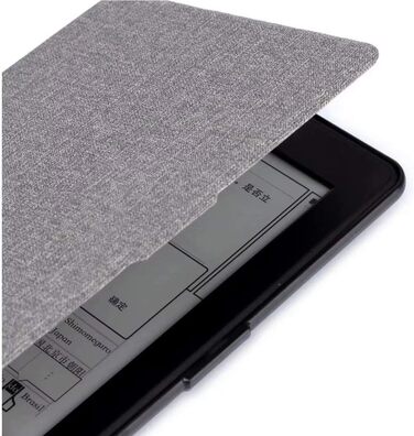 Чохол MOKASE для Kindle Paperwhite 5/6/7 (2012-2016), Cloth Grey, з функцією авто-вимикання