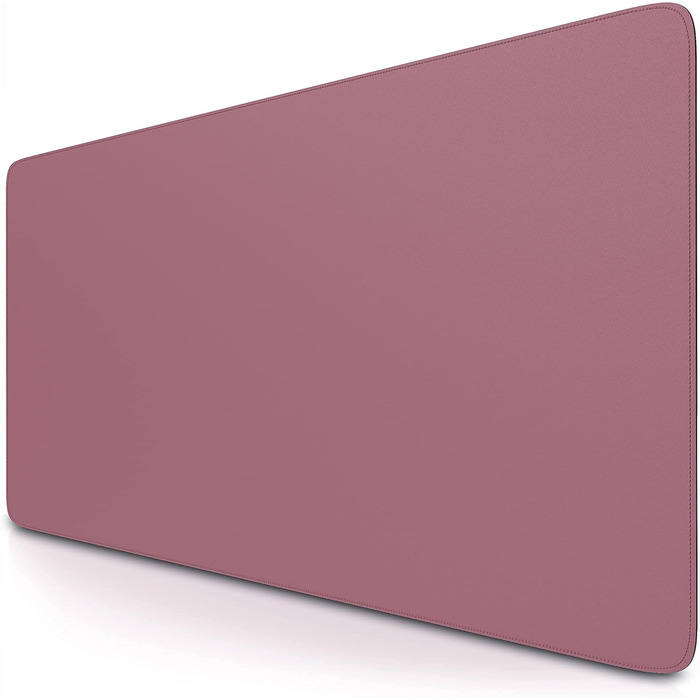 CSL Килимок для миші XXL на стіл з екошкіри та корка 800x400 мм - Чорний (C: Рожевий) - Для офісу та дому