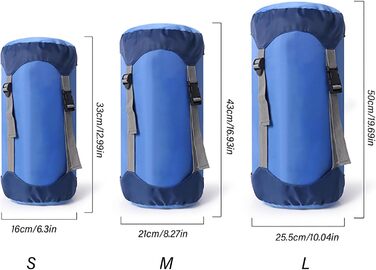 Psdndeww Space-Saving Sleeping Bag Cover Made of Polyester Ripstop Fabric for Storage for Travel and Outdoor Activities