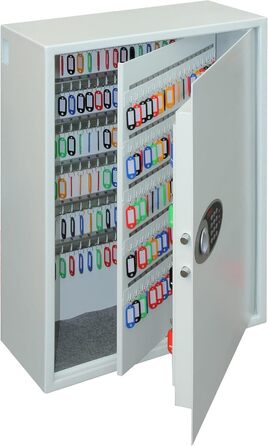 Шкафчик для ключів Phoenix Cygnus KS0032E на 48 ключів з брелоками, білий (300 гачків)