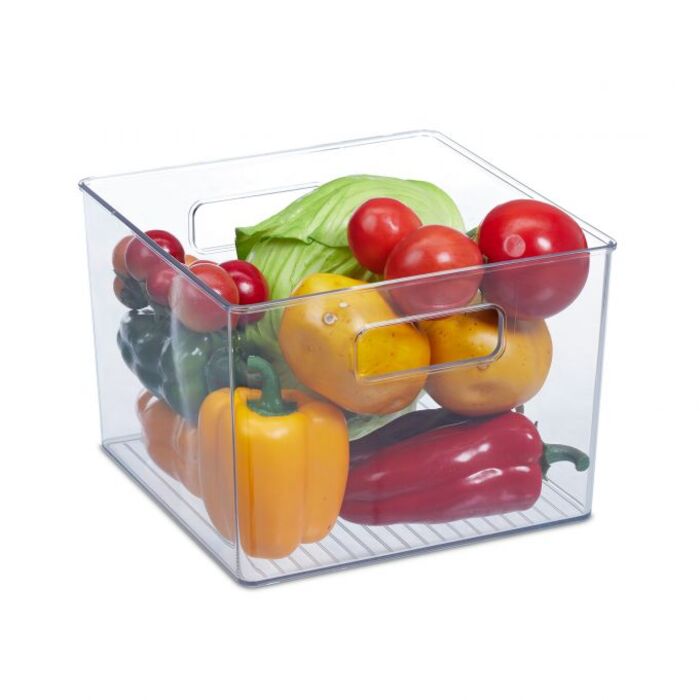 Relaxdays Refrigerator Organizer with Handles
