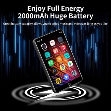MP3 плеєр з Spotify, 80GB, Bluetooth, Wi-Fi, сенсорний екран 4
