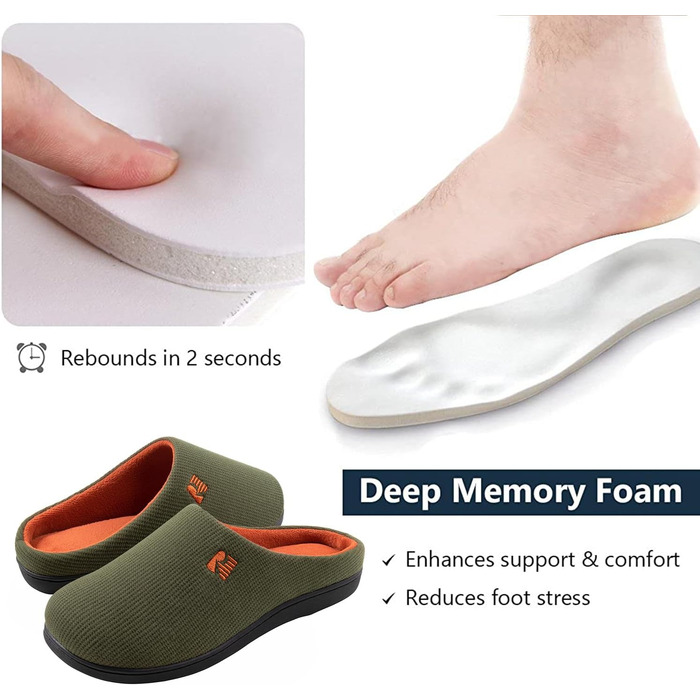 Чоловічі халапи RockDove Original з двоколірною піною для підйому, 42/43 EU, двоколірні