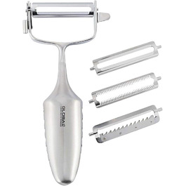Global Vegetable Peeler - Stainless Steel Vegetable Peeler with 3 Blades Fruit Peeler