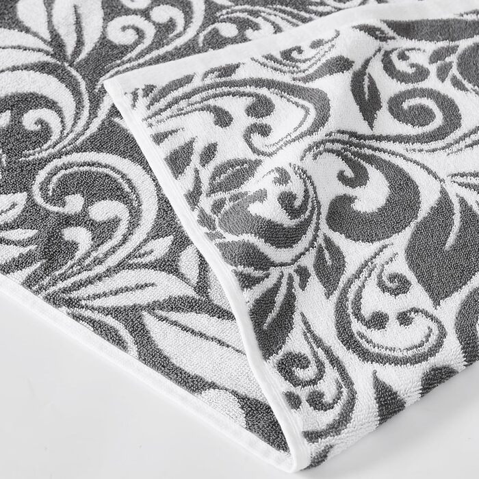 Набір рушників Modern Threads Trefoil Filigranes (6 шт.) з двобортів'яним дзеркальним жаккардом, 100% бавовна, преміум-якість