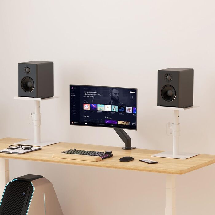 Підставка для колонок Suptek, 2 шт., чорний колір, SDM003MB (SDM001TW)