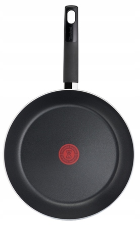 Сковорода Tefal Simplicity з кришкою, антипригарна, чорна, 24/28/30 см