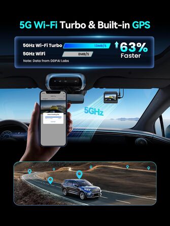 DDPAI Z60 Pro: 4K відеореєстратор з подвійними камерами STARVIS, GPS, WiFi, 32GB, 24h парковка