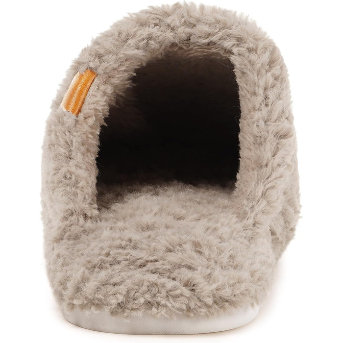 Домашні тапочки Dokela для жінок та чоловіків, м'які, з піною пам'яті, з штучним хутром, зручні, антиковзаючі, для дому, спальні (46/47 EU, Хакі)