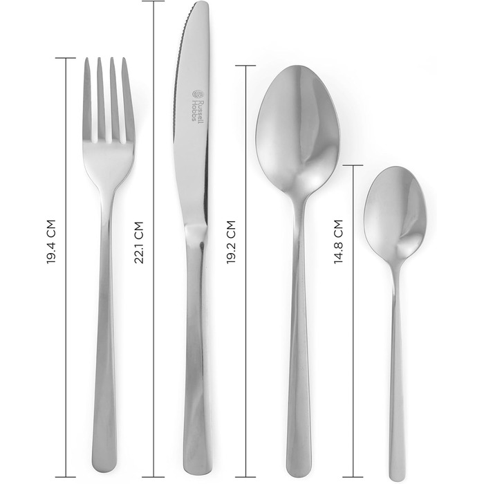 Набір столових приборів Russell Hobbs Vienna 16 предметів з нержавіючої сталі (48 предметів)