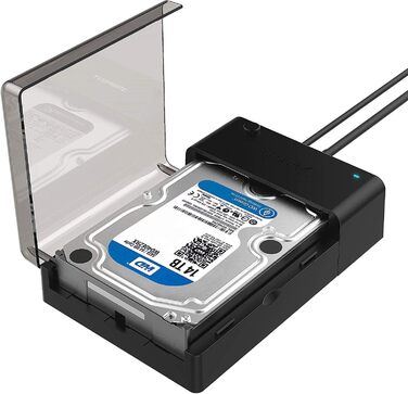 Док-станція для HDD/SSD SATA 2.5'/3.5' Sabrent – USB 3.0, 5Gbps, зовнішній корпус
