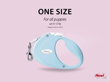 Льовішка Flexi Neon S, 5 м, чорний/неоновий-помаранчевий, світловідбиваюча поверхня, рулетка для собак до 15 кг (Рожевий, M)