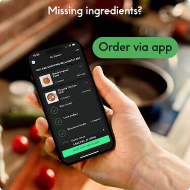 Chef iQ Smart Thermometer Add-on №2: Bluetooth/WiFi, моніторинг 2 продуктів, для гриля, духовки, коптильні, фритюрниці, плити. Потрібен хаб (Хаб + 1 зонд (2023))