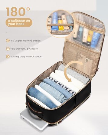 LOVEVOOK Рюкзак для ручної поклажі, 40L, для подорожей, чоловічий/жіночий, 17 дюймів, водонепроникний, для вихідних, кемпінгу, бізнесу, сумка для ручної поклажі, Cabin Bag