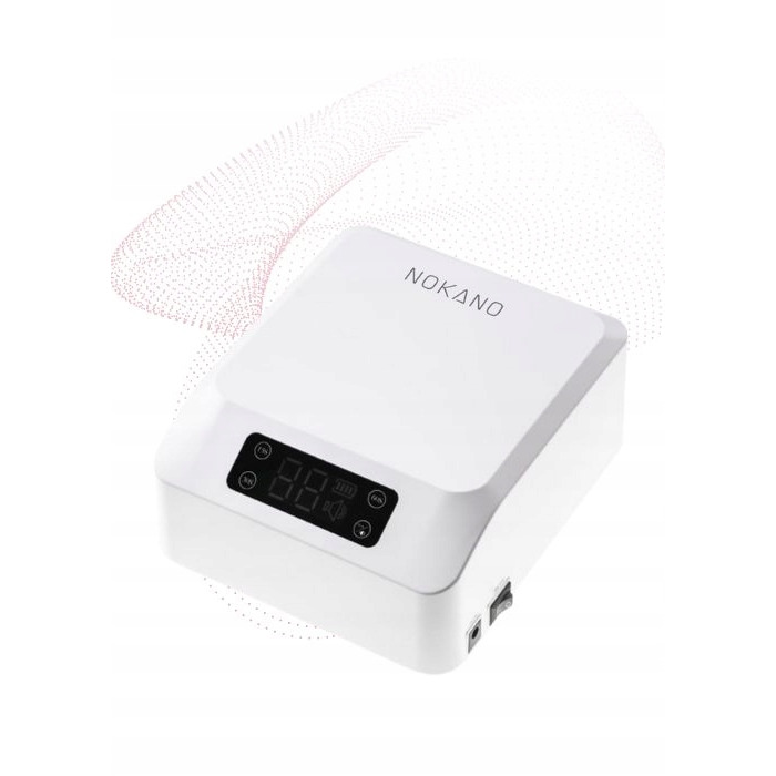 Лампа для нігтів NOKANO LED+UV 48 Вт, біла, з датчиком руху та таймером